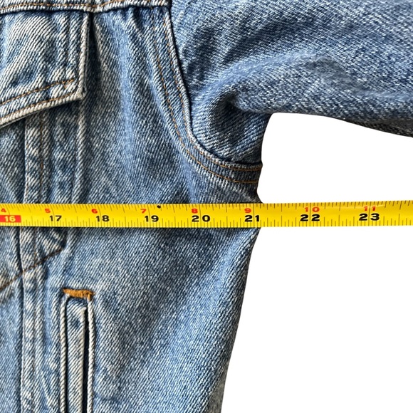 Vintage Levi men’s blue jean jacket size small like new - Picture 4 of 6